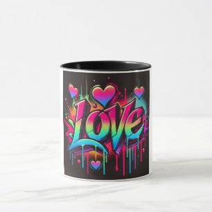 Caneca Neon Grafite Love Street Art