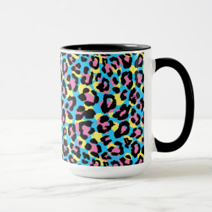 Caneca Neon Leopard Spot