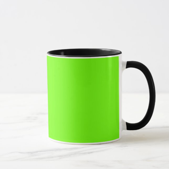 Caneca Neon Verde fluorescente brilhante (Direita)