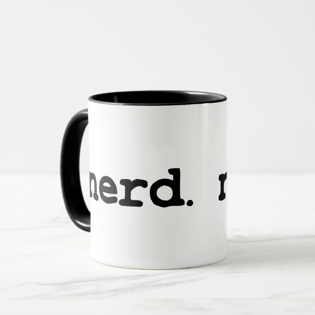 Caneca nerd. (Frente Esquerda)
