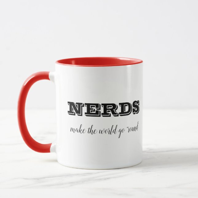 Caneca NERD fazem o mundo girar (Esquerda)