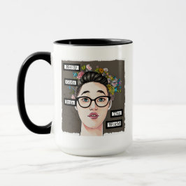 Caneca Nerdy Girls governa o mundo