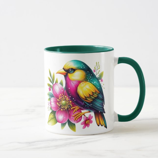 Caneca Nestled na Copa da Natureza (Direita)