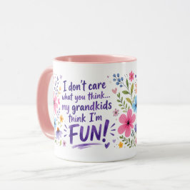 Caneca Netos acham que sou DIVERTIDA!