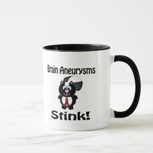 Caneca Neurismas cerebrais, Design de consciência do tron (Direita)