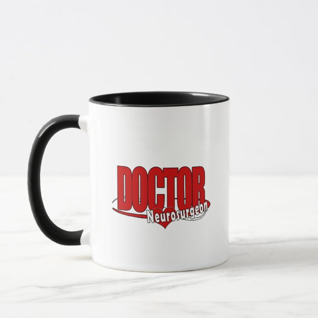 Caneca Neurocirurgião VERMELHO GRANDE (Esquerda)