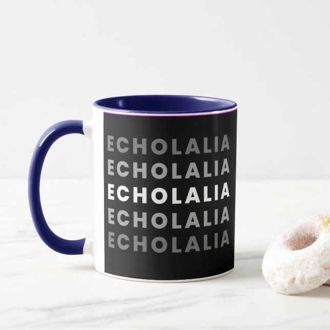 Caneca NeuroDivergent Rebel Echolalia Mug (Com Donut)