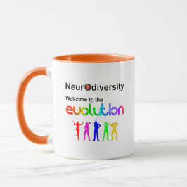 Caneca Neurodiversidade Bem-vindos à Mug de Café Evolutio