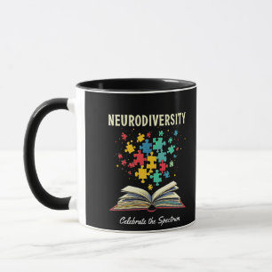 Caneca Neurodiversidade celebra o Autismo do Livro do Esp
