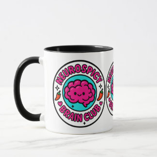 Caneca Neurospicy Brain Club Inclusive Neurodivergent