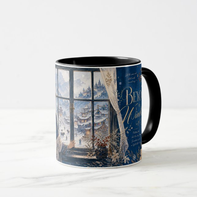 Caneca neve de inverno (Frente Esquerda)