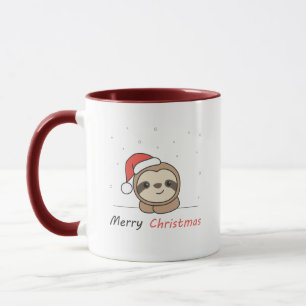 Caneca Neve de Natal Lenta Animais de inverno