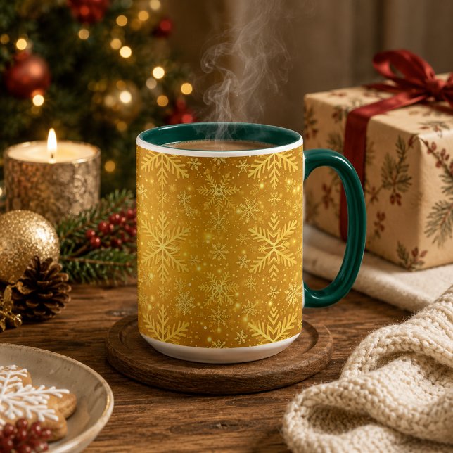 Caneca Neve Dourada (Criador carregado)