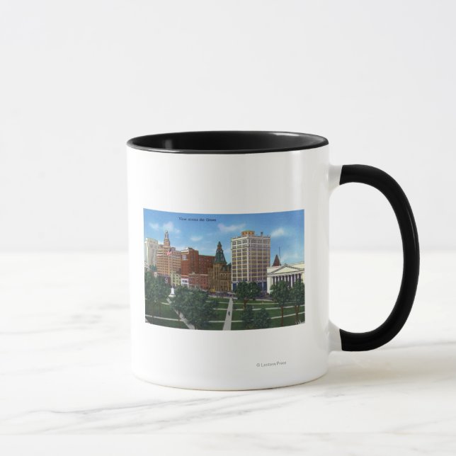 Caneca New Haven, CTView do outro lado do Verde (Direita)