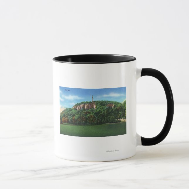 Caneca New Haven, CTView of East Rock (Direita)