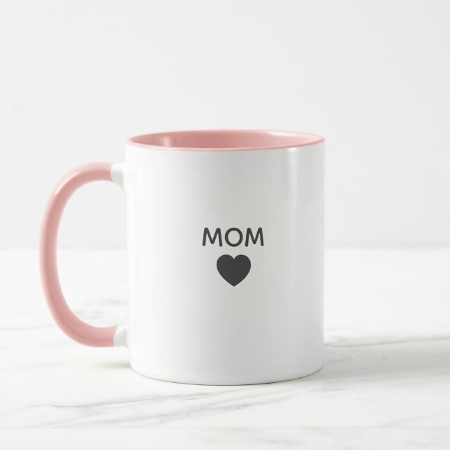 Caneca New MOM Gift Est 2026 Expecting MOM Coffee  (Esquerda)