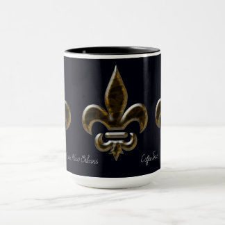 Caneca New Orleans Fleur-de-lis Coffee Mug