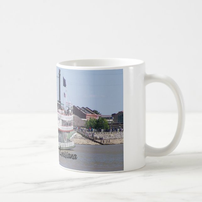 Caneca New Orleans Louisiana River Boat Mug (Direita)