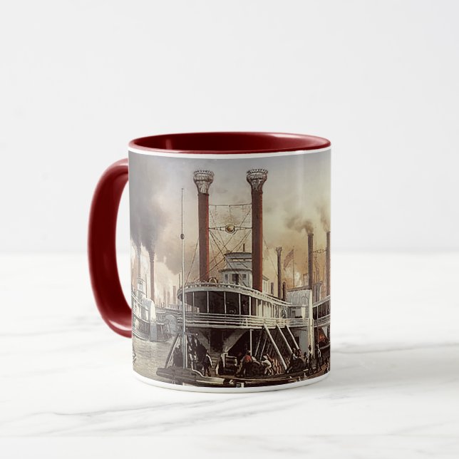 Caneca New Orleans Steamboat (Frente Esquerda)