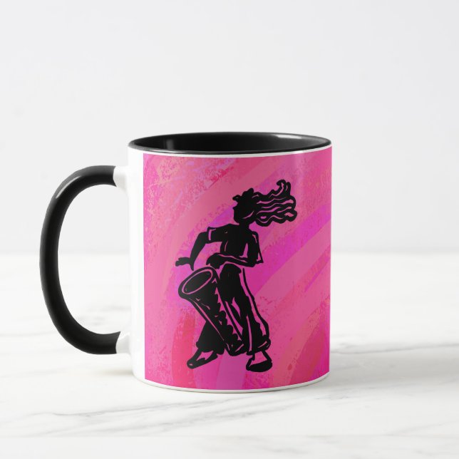 Caneca New York Boogie Nights Drum Hot Pink (Esquerda)