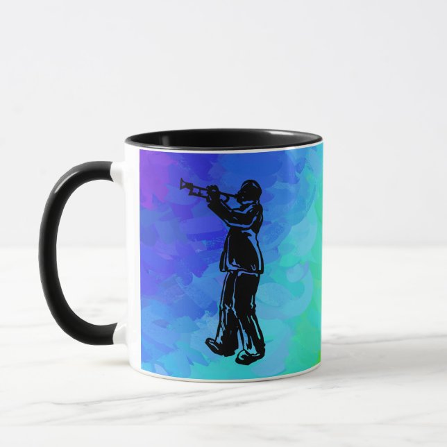 Caneca New York Boogie Nights Trumpet Rainbow (Esquerda)