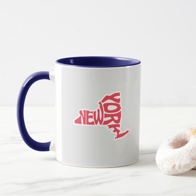 Caneca New York State Mug (Com Donut)