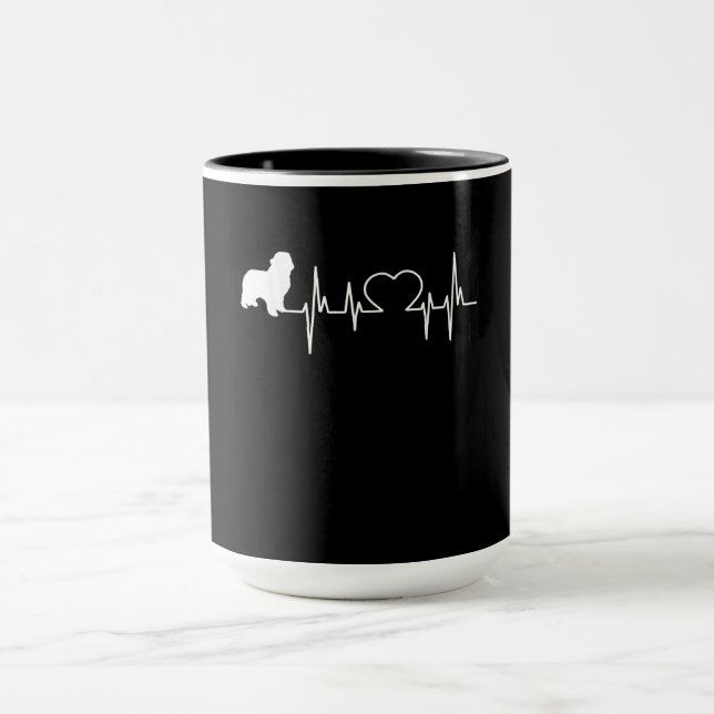 Caneca Newfie | Heartbeat Terra Nova | Cute Newfie (Centro)