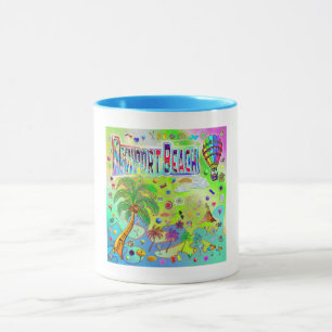 Caneca Newport Beach Eterno Melody Mug