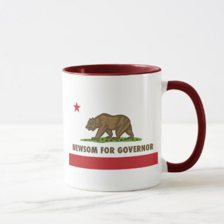 Caneca Newsom para o governador