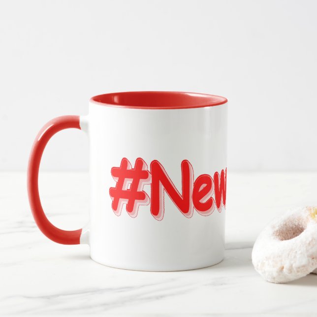 Caneca "#NewYorker " Design bonito. Comprar Agora (Com Donut)