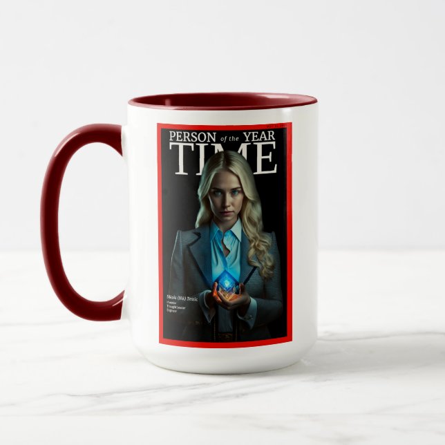 Caneca Nik Tesic Pessoa do Ano, 2049 - De cabeça para bai (Esquerda)