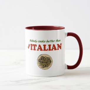 Caneca Ninguém cozinha melhor do que um italiano