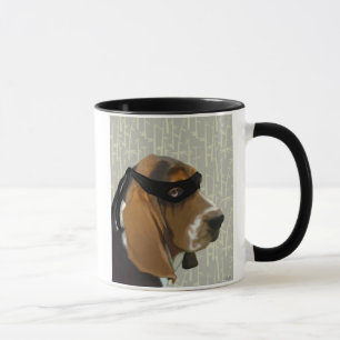 Caneca Ninja Basset Hound Dog