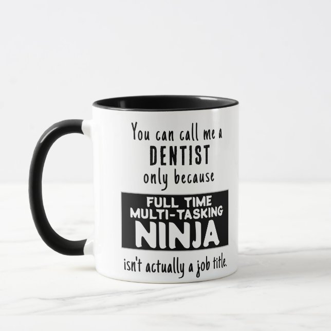 Caneca Ninja Dentist (Esquerda)