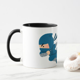 Caneca Ninja Fofa Caneca de Café Ninja de Desenh