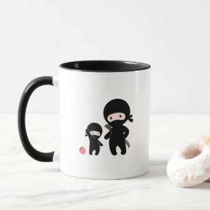 Caneca Ninja Padre e Kid