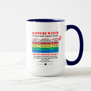Caneca Níveis de Alerta de Êxtase