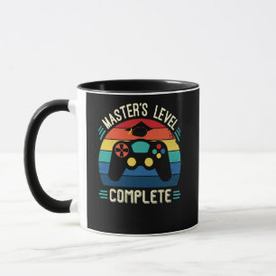 Caneca Nível de mestrado completo, grau GIft, Mestrados 