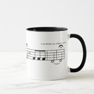 Caneca No. 5 da sinfonia de Beethoven