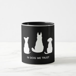 Caneca No Cachorro Confiamos Em Amantes De Cachorros