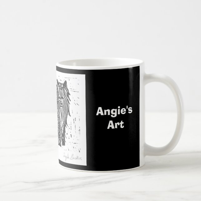 Caneca no cão da mostra da arte de Angie "melhor" (Direita)