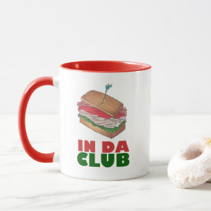 Caneca No Da Club Turkey Sandwich Compra Gift Engraçado F