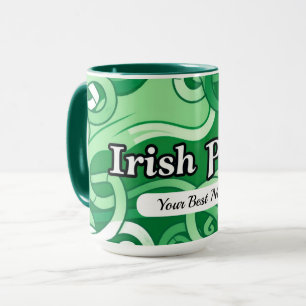 Caneca Nó de Orgulho Irlandês Personalizada