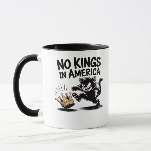 Caneca No Kings In America Classic Bold Casual (Esquerda)