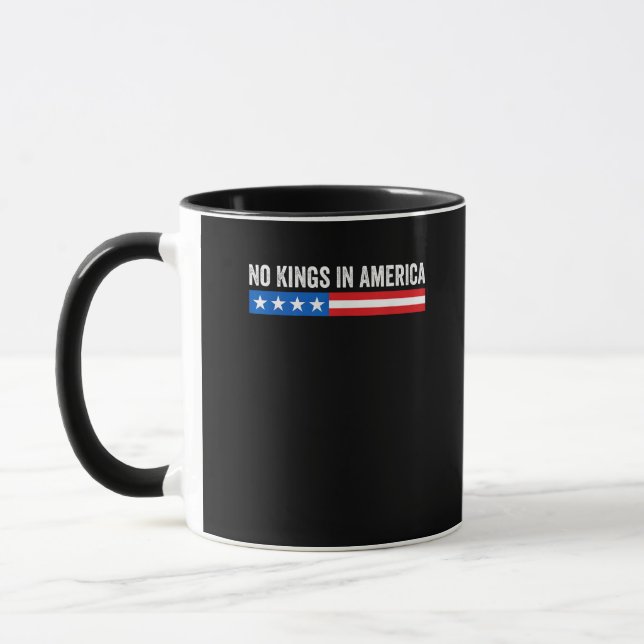 Caneca No Kings In America Patriotic Style (Esquerda)