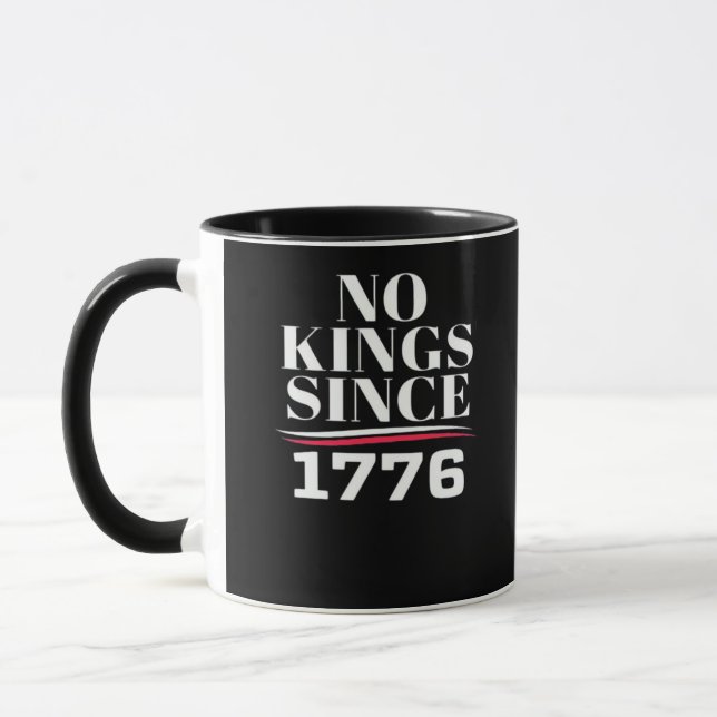 Caneca No Kings In America Since 1776 #1 Classic (Esquerda)