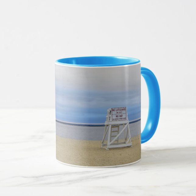 Caneca No Lifeguard on Duty Two-Tone Mug (Frente Esquerda)
