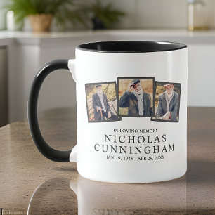 Caneca No Loving Memory Modern Simple Three Photo