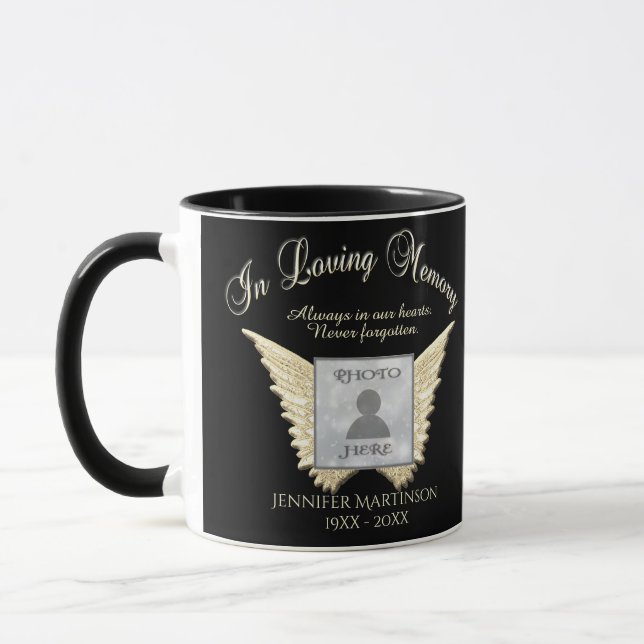 Caneca No Loving Memory Photo Memorial Mug (Esquerda)