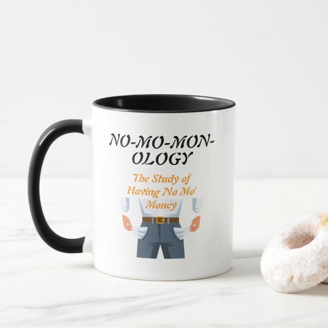 Caneca "NO-MO-MON-OLOGY" (Com Donut)